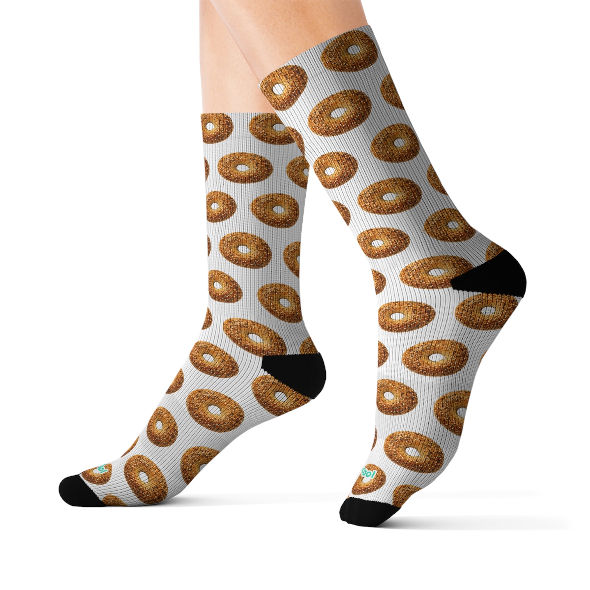 Bagel Pattern Sublimation Socks