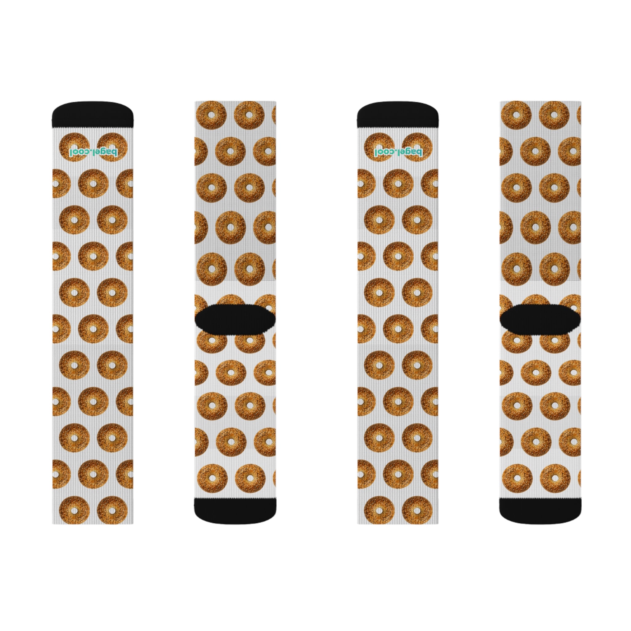 Bagel Pattern Sublimation Socks
