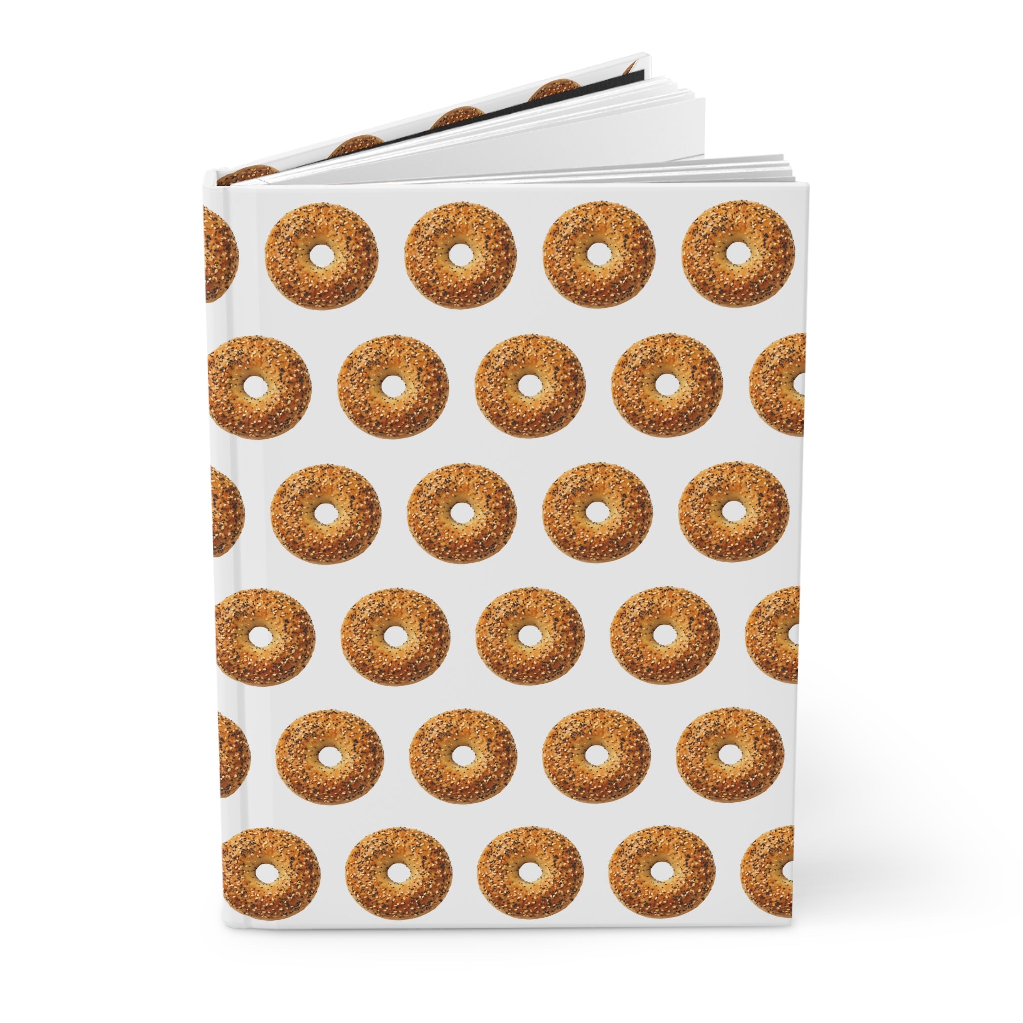 Bagel Pattern Hardcover Journal