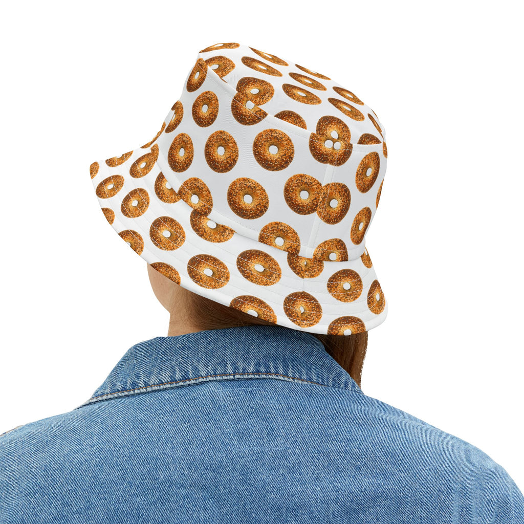 Bagel Pattern Bucket Hat