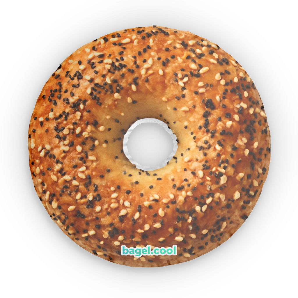 Bagel Icon Custom Shaped Pillow