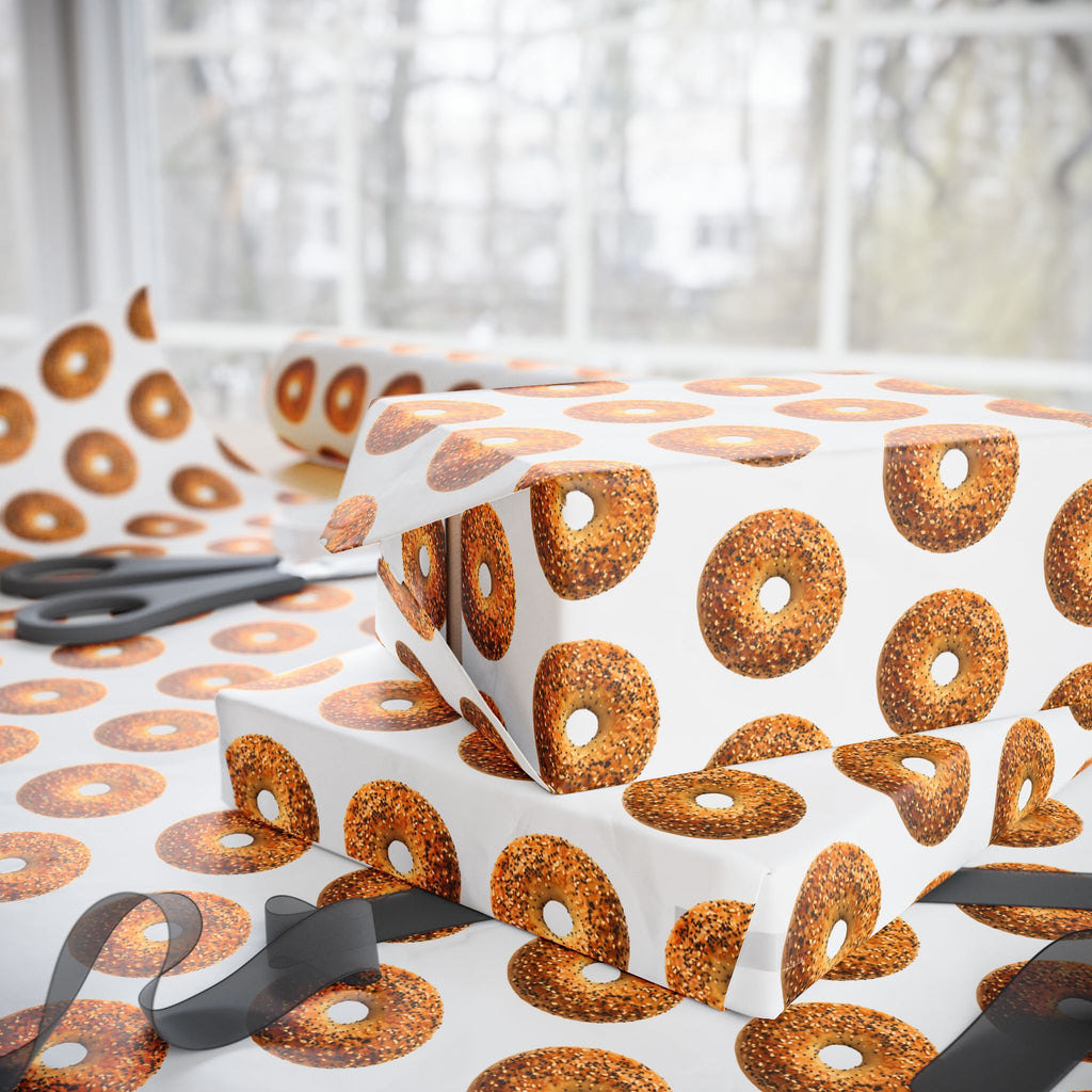 Bagel Pattern Wrapping Paper