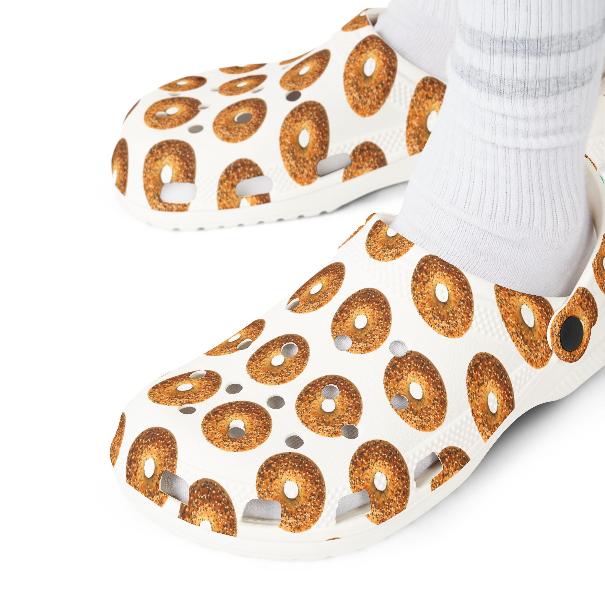 Bagel Pattern EVA Foam Clogs