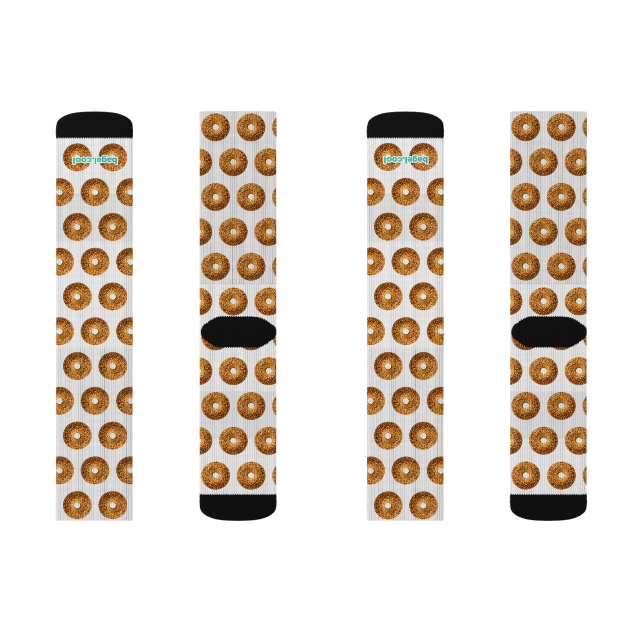 Bagel Pattern Sublimation Socks