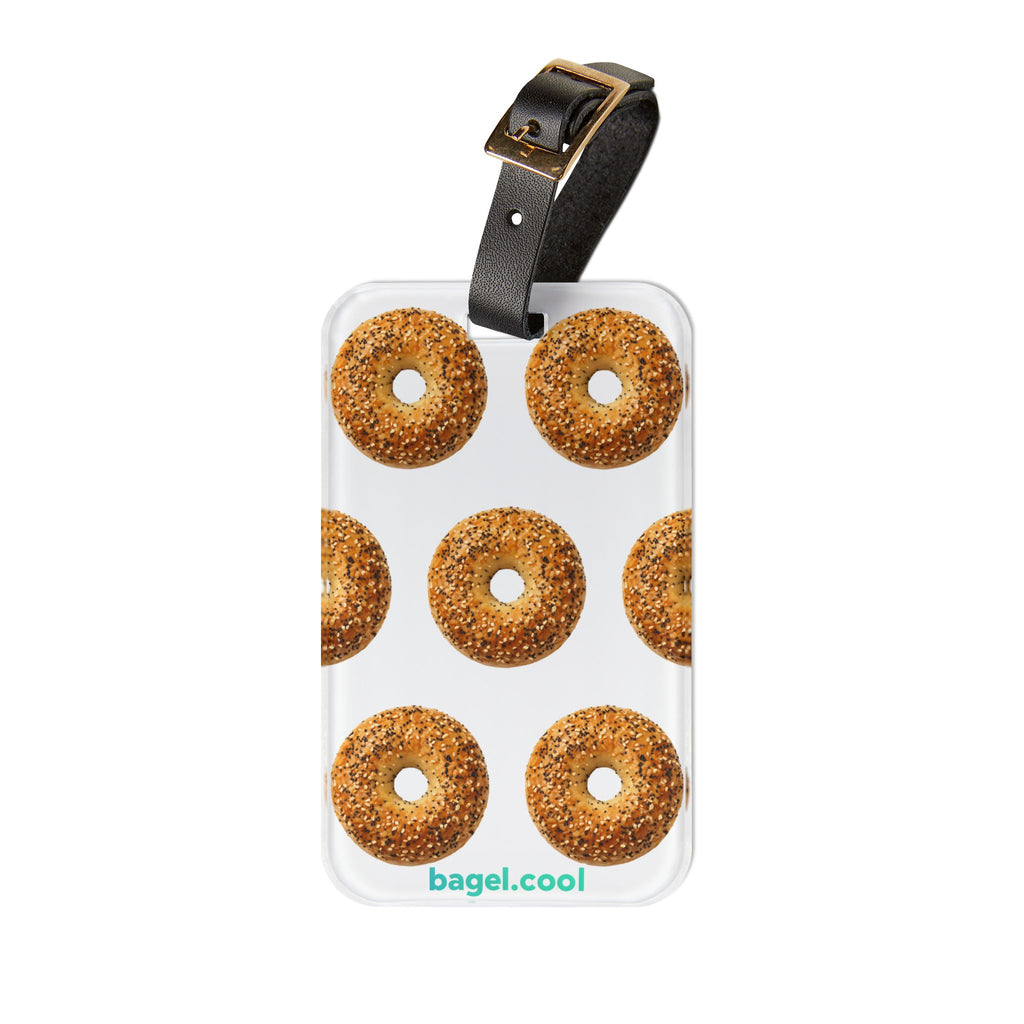 Bagel Pattern Luggage Tag
