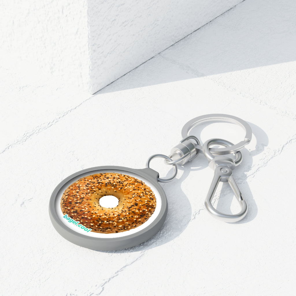 Bagel Icon Keyring Tag