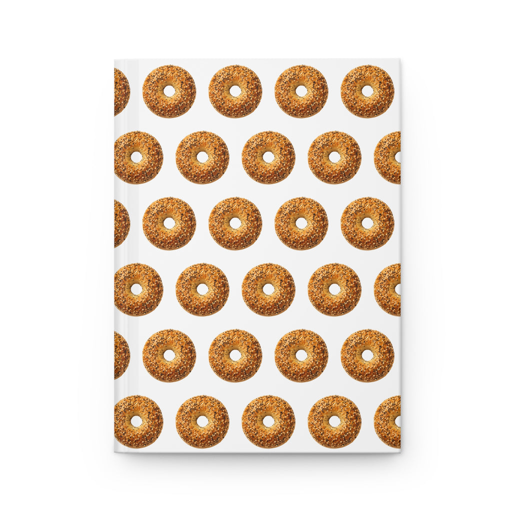 Bagel Pattern Hardcover Journal