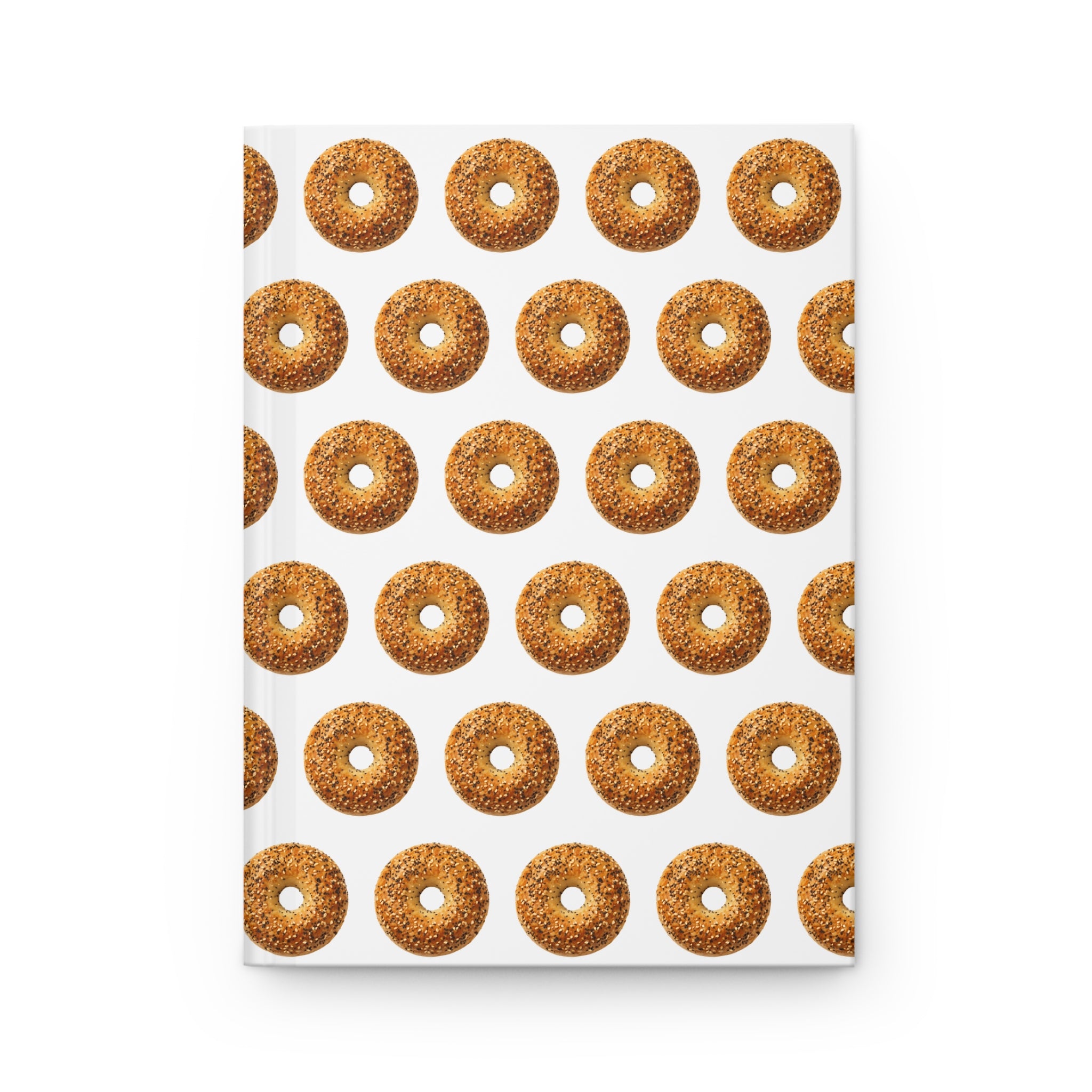 Bagel Pattern Hardcover Journal