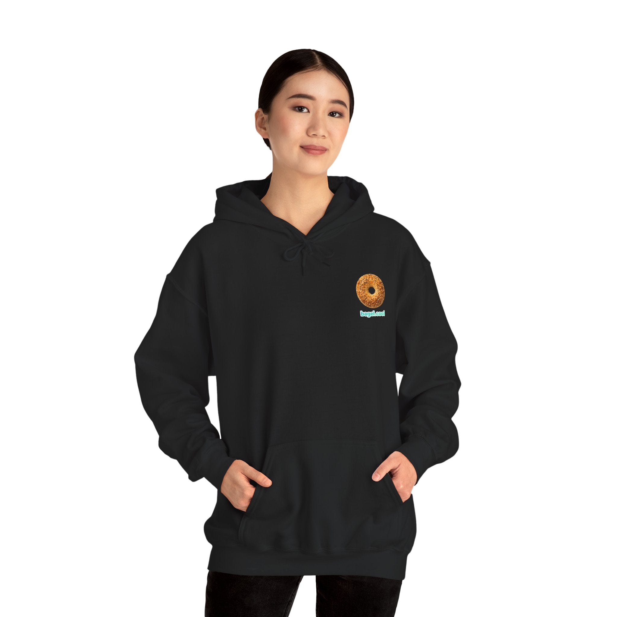 Bagel Icon Mini Unisex Heavy Blend™ Hooded Sweatshirt