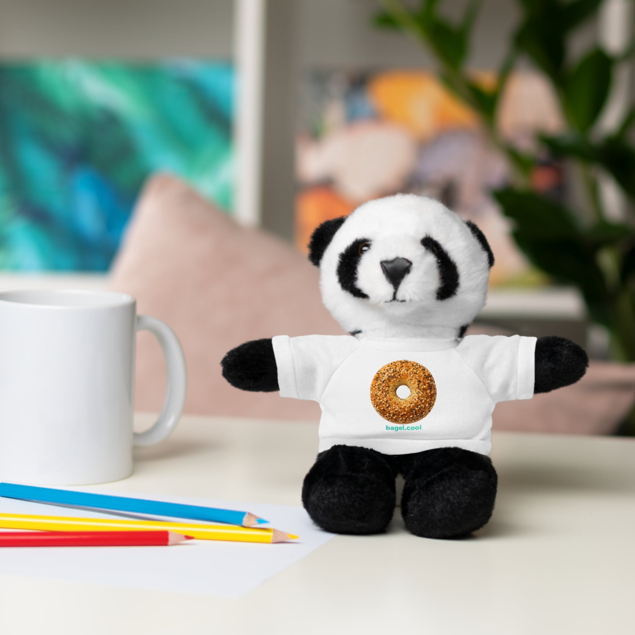Bagel Icon Stuffed Animal with Tee