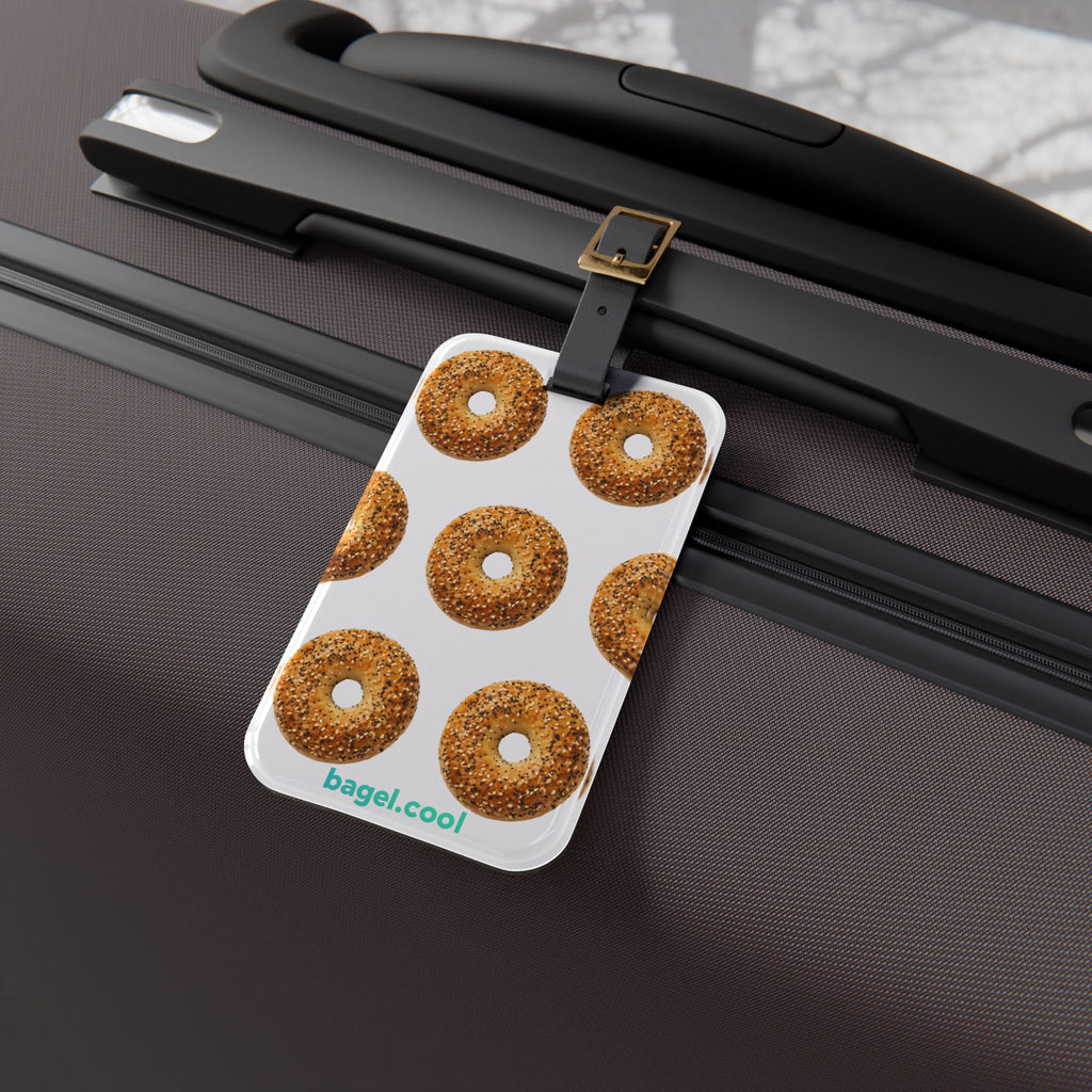 Bagel Pattern Luggage Tag